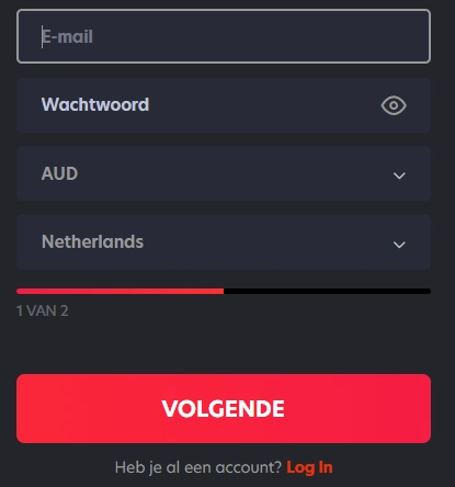 1Red Casino Registratie